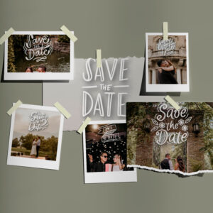 Diseño "Save the Date" – Plantillas para tus Fotografías
