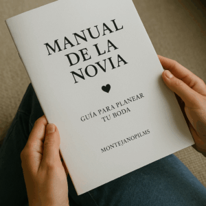 💍 Manual de la Novia – ¡Tu guía para planear la boda perfecta!